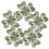 5Pièces Décorations Trèfle En Tissu Vert Pour Textile 7