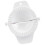 Dumpling Dough Presser White 1pcs 4.7x3.7x0.6in 8