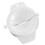 Dumpling Dough Presser White 1pcs 4.7x3.7x0.6in 1