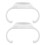 Nursing Bottle Handle Grip Pp Tpe 2pcs 4.7x2.8x2.6in 8