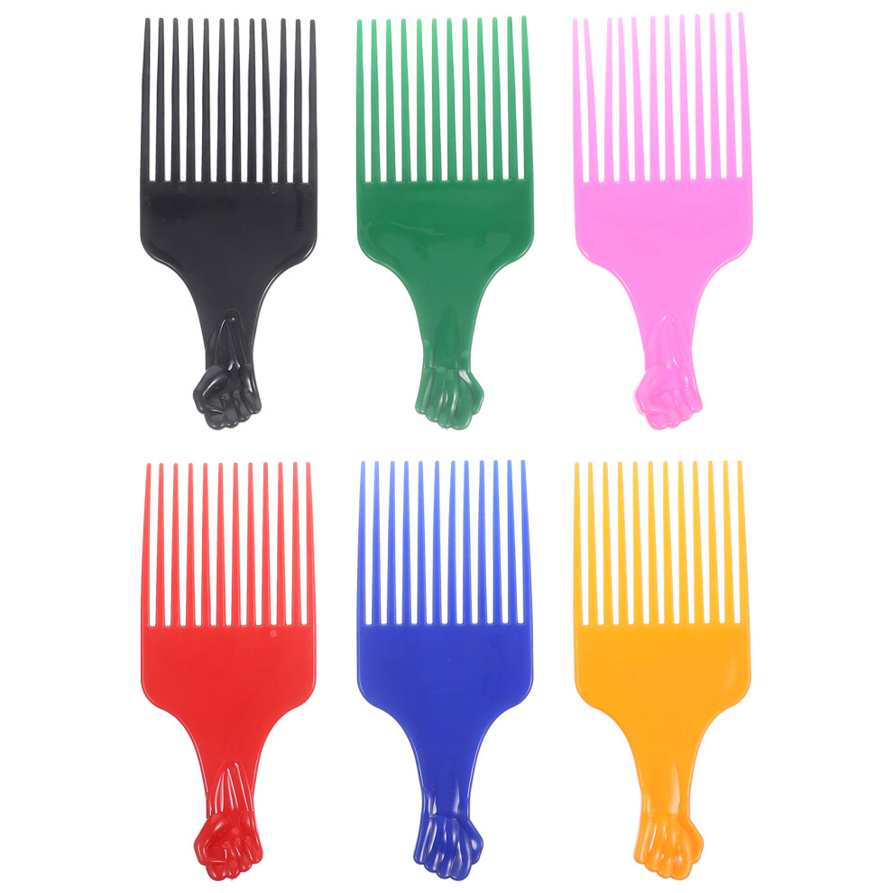 Artibetter 6 Pcs Hair Combs Slides For Women Pick Pp Man Miss