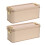 2 Pcs Iron Box Candy Storage Tin Birthday Treat Container 1