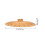 Raindrops 1set Trash Can Lid Round Design For Home Storage In Brown 3