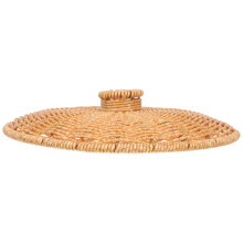 Raindrops 1set Trash Can Lid Round Design For Home Storage In Brown