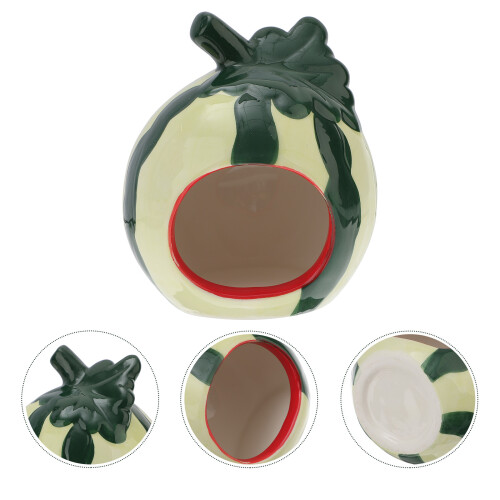 Pets Cool Down Sleeping Nest Ceramics Hamster Hide Cooling House 2