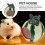 Pets Cool Down Sleeping Nest Ceramics Hamster Hide Cooling House 9