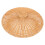 Raindrops 1set Trash Can Lid Round Design For Home Storage In Brown 5