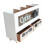 Unbranded  Double-Layer Coffee Case Wooden Maker Mug Rack Office White 9