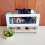 Unbranded  Double-Layer Coffee Case Wooden Maker Mug Rack Office White 3