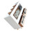 Unbranded  Double-Layer Coffee Case Wooden Maker Mug Rack Office White 10