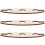 3 Pcs Wooden Rack Stemware Holder Display Shelf Tabletop 9