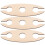 3 Pcs Wooden Rack Stemware Holder Display Shelf Tabletop 4
