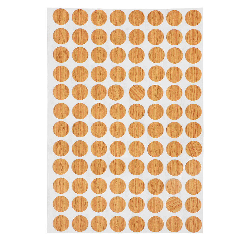 Screw Hole Cover Stickers Light Brown Pvc 96pcs Sheet-image-OPC-PK8TCFC-NEW