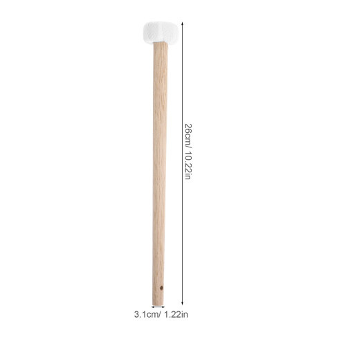 Mallet Multi 2pcs 1.2x1.2x10in Wooden Gong Mallets 1