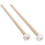 Mallet Multi 2pcs 1.2x1.2x10in Wooden Gong Mallets 11
