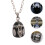 Water Drop-Shaped Pendant Women'S Ashes Keepsake Necklace For 3