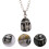 Water Drop-Shaped Pendant Women'S Ashes Keepsake Necklace For 4