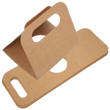 Drink Carrier Coffee Paperboard 10pcs 6*5.1*4.9in
