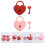 2 Sets Heart Suitcase Padlocks Lovers 5.80x4.50x0.70cm 5