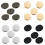 40 Pcs Blank Button Covers Metal Coat Buttons Golden 7