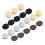 40 Pcs Blank Button Covers Metal Coat Buttons Golden 6
