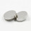 40 Pcs Blank Button Covers Metal Coat Buttons Golden 10
