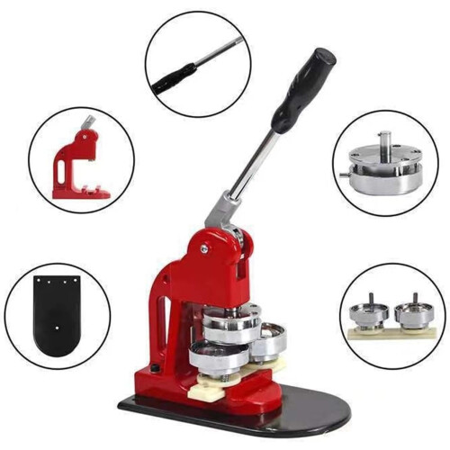 Identification Tags DIY Badge Maker Press Machine, 37-Inch Button Making Press Mold Set for Creative Custom Badges 2