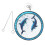 Acrylic Dolphin For Window Wall Decoration 1 Set 5