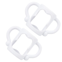 2 Pcs Silicone Handle Baby Bottle Handles Milk Bottles Universal