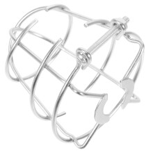 Sprinkler Cage Chrome Plated Metal 1 Set Flush Mount