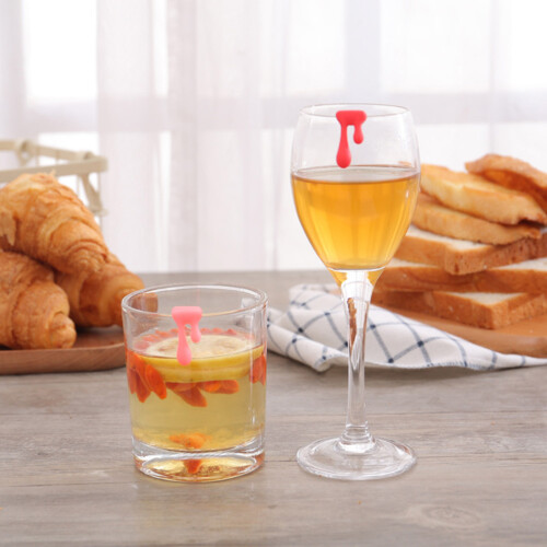 6 Pcs Wine Glass Identifier Identification Marker Charms Markers 1