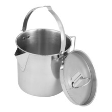 Outdoor Portable Pot Stainless Steel Camping Equipment 1pack