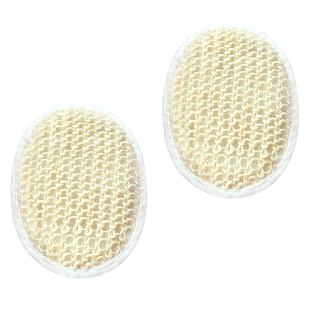 2pcs 15cm Sisal Sponge Balls Sisal Bathing Balls Oval Bathing Scrubber-image-OPC-PK8TF25-NEW