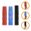 Saxophone Replacement Parts Curved Blue Silicone 9pcs 4