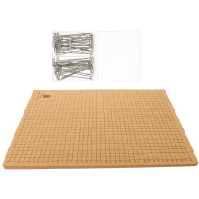 Craft Board Light Brown Macrame Project Board 1set 12x16in