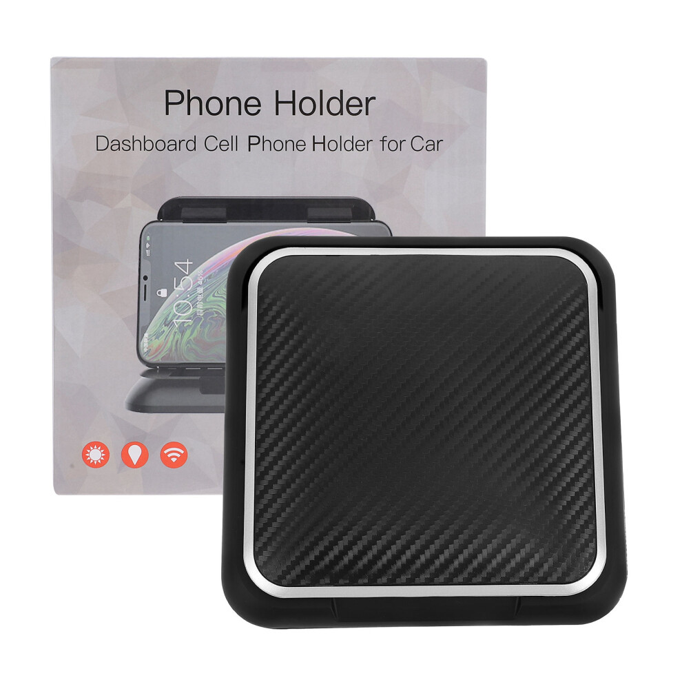 Auto Phone Holder Car Phone Rack Silicone Pc Mobile Support Black 3171399542543