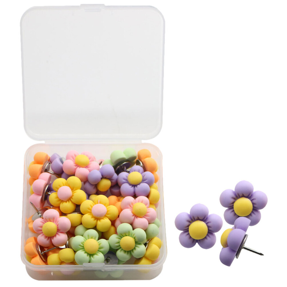 Raindrops Compact Thumb Tacks Decorative Pushpins Metal 30Pcs 3171599061660