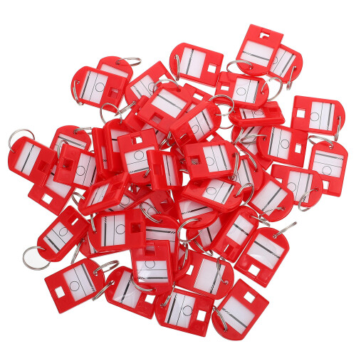 Key Chain Abs 50pcs 1.6x1.1x0.2in 2