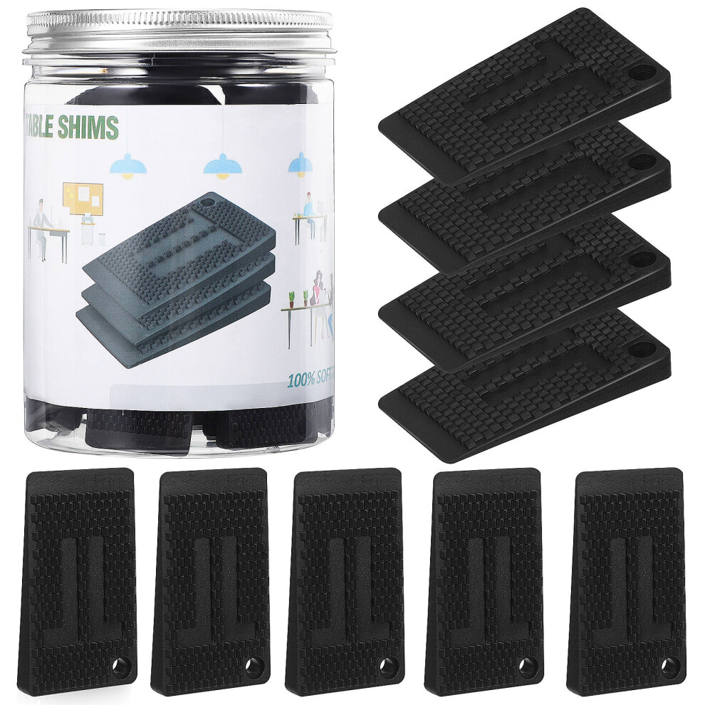 Door Shims Leveling Wedges Black Flexible Plastic 40Pcs 3171599061899
