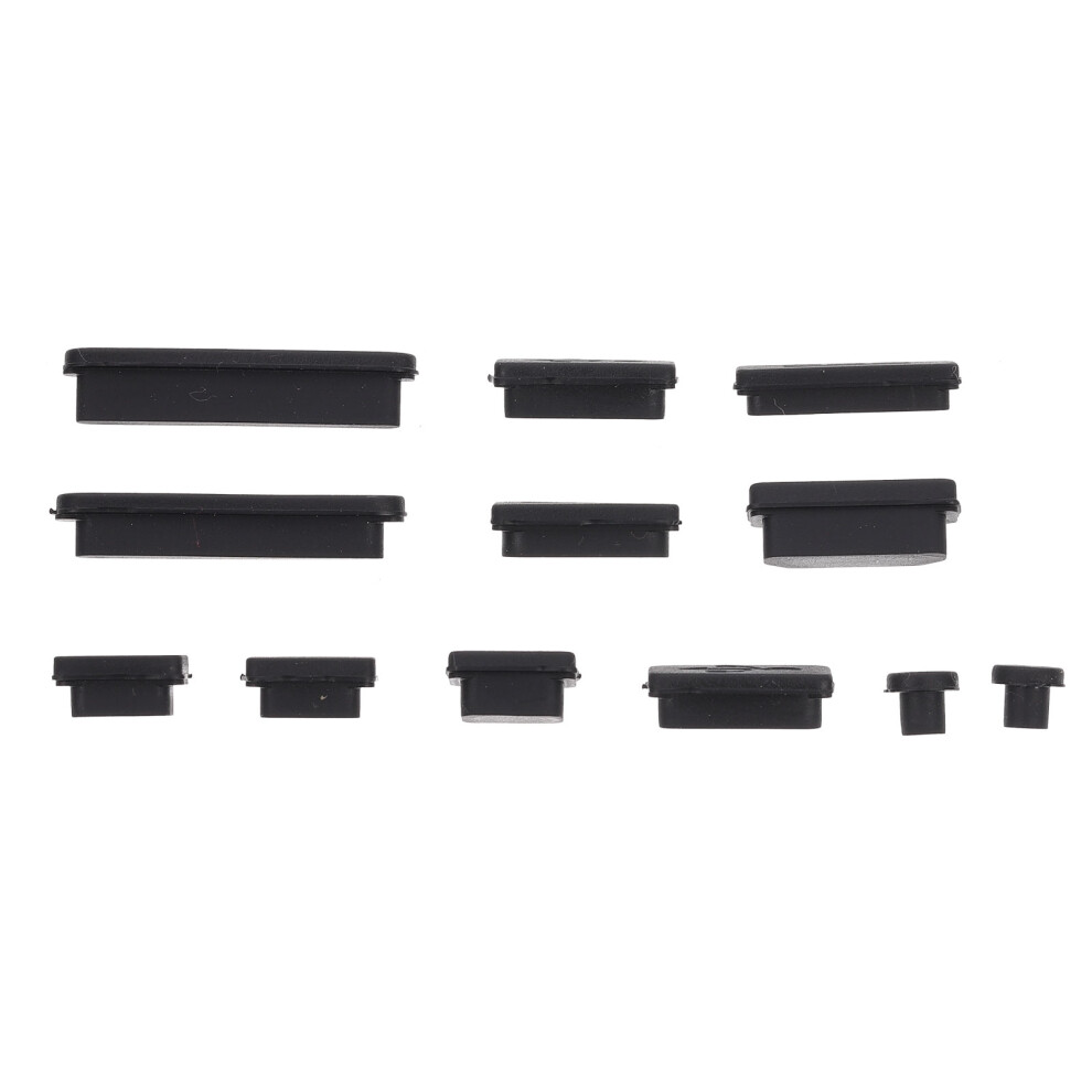 5Sets Silicone Laptop Plug Port Stoppers Durable Computer Covers Black 3171399518906