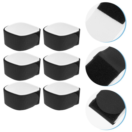 Premium Nylon Snowboard Strap Black 6pcs Practical And Sturdy 2