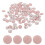 Dress Suit Buttons Pink Fabric 100pcs 9