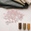 Dress Suit Buttons Pink Fabric 100pcs 7