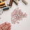 Dress Suit Buttons Pink Fabric 100pcs 6