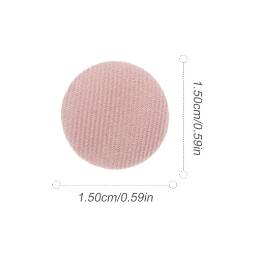 Dress Suit Buttons Pink Fabric 100pcs 1