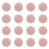 Dress Suit Buttons Pink Fabric 100pcs 8