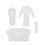 Craft Stencil Pattern Template Acrylic Diy Boots Pendants 8