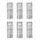 6pcs Grease Replacement Coupler Silver For Machine Use 1