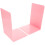 2Pcs Pink PP Bookends Durable Desktop Book Holders for Study Office 9