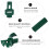 20St Herbruikbare Groene Plastic Fixing Buckle Voor 9